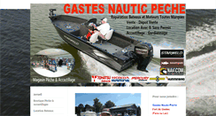 Desktop Screenshot of gastes-nautic-peche.com